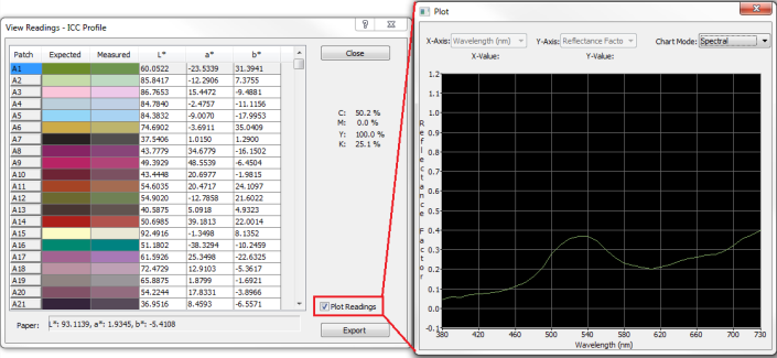 Read ICC Profile Swatch