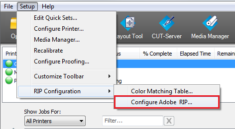 Adobe Rip Configure RIP